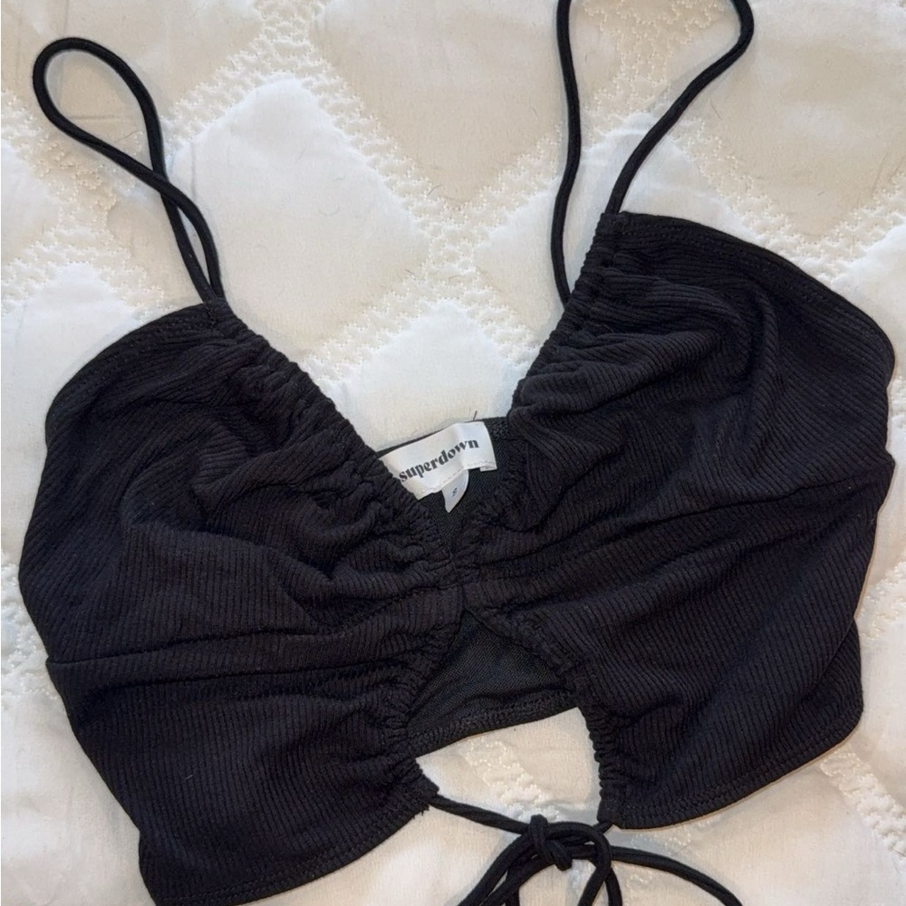 Superdown crop top